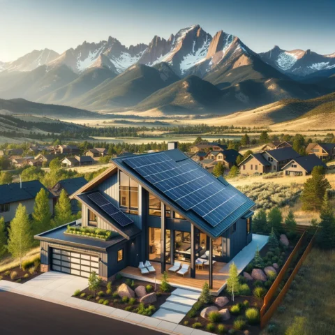 colorado springs solar panel on house