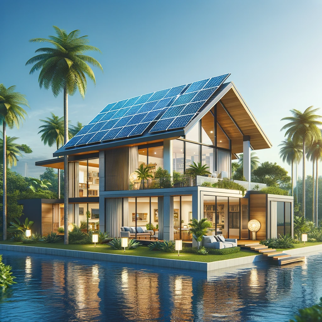 solar house in miami